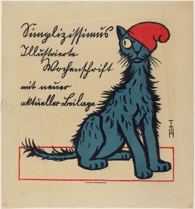 Reklameplakat for Simplicissimus av Thomas Theodor Heine
