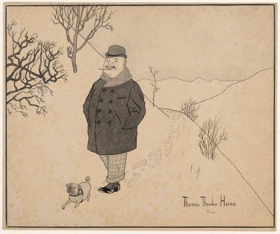 Vinterspaziergang av Thomas Theodor Heine