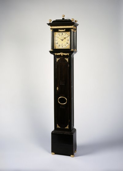Charles II Roman slående månedsgående klokke av Thomas Tompion