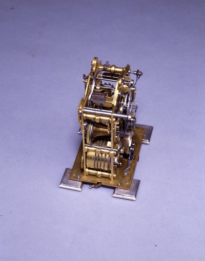 Miniatyr slående brakett klokke, nr. 222, ca. 1695 (metall) (se også 834228-31) av Thomas Tompion