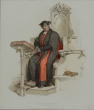 Doctor in Divinity, gravert av J. Agar, publisert i R. Ackermanns 