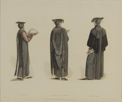 Servitor, Bachelor of Divinity, Collector, gravert av J. Agar, publisert i R. Ackermanns 