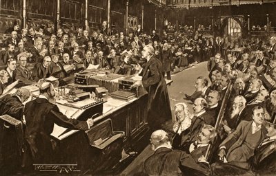 Lords and Commons som mottok Hans Majestets foreløpige erklæring, fra 
