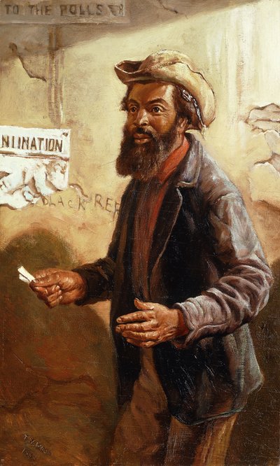 Hans første stemme, 1868, 1868 av Thomas Waterman Wood
