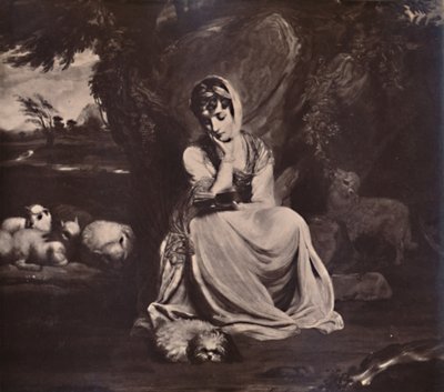 Frances Anne Crewe, Lady Crewe, som St Genevieve, c1773 1894 av Thomas Watson