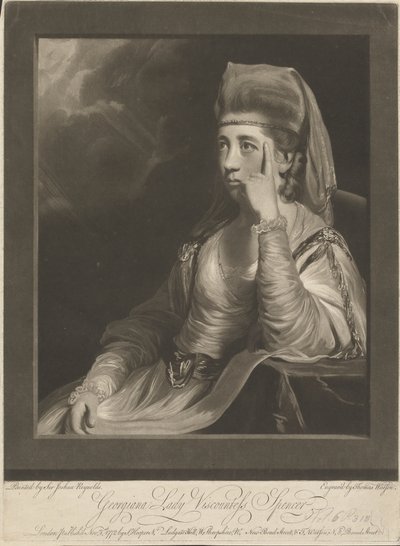 Margaret Georgiana Spencer (née Poyntz), grevinne Spencer av Thomas Watson