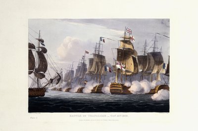 Slaget ved Trafalgar, 21. oktober 1805, 1816 av Thomas Whitcombe