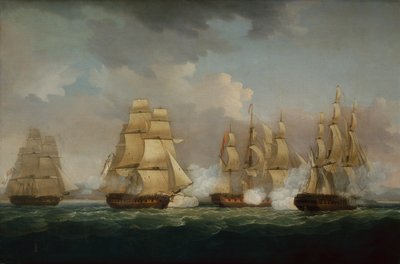 Santa Brigida engasjert av Naiaden, Alcamene og Triton av Thomas Whitcombe