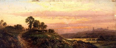 Crystal Palace (olje om bord) av Thomas Whittle