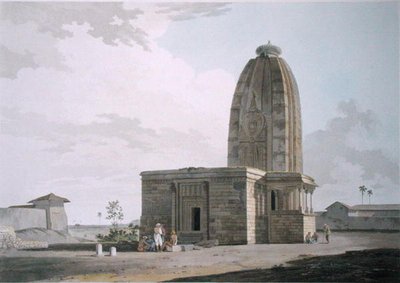 Hindoo Temple ved Deo, i Bahar, plate XXIII fra 