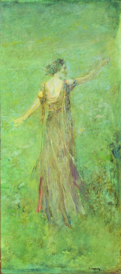 juni, ca. 1920 (olje på lerret) av Thomas Wilmer Dewing