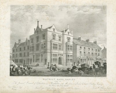 Hanley - Distriktsbank: litografi, nd [?1833] (trykk) av Thomas Witlam Atkinson
