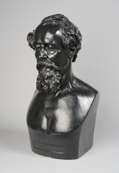 Kopi av en byste av Charles Dickens av Thomas Woolner