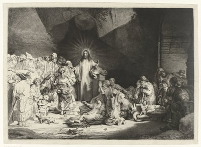 Preaching Christ (The Hundred Guilder Print) av Thomas Worlidge