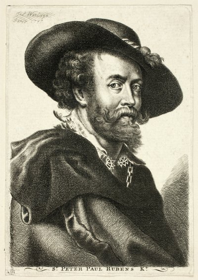 Sir Peter Paul Rubens av Thomas Worlidge