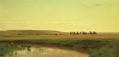 Et vogntog på slettene av Thomas Worthington Whittredge