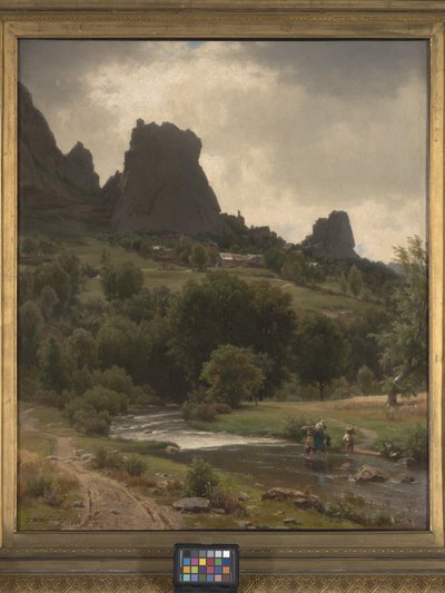 Summer Pastorale (View Of Kallenfels) (olje på lerret) av Thomas Worthington Whittredge