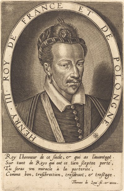 Henri III, konge av Frankrike av Thomas de Leu
