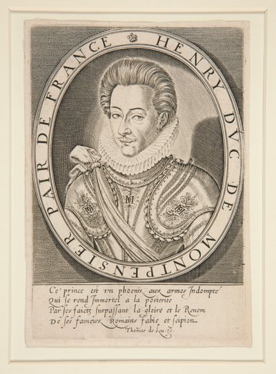 Henri de Bourbon, hertug av Montpensier av Thomas de Leu