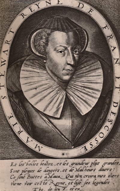 Mary, Queen of Scots, sent på 1500-tallet 1894 av Thomas de Leu