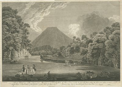 Dovedale - Thorpe Cloud: gravering, nd [c 1766] (trykk) av Thomas of Derby (after) Smith