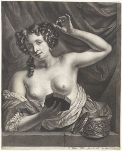 Kvinne i et vindu av Thomas van der Wilt