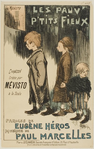 Den stakkars lille Fieux av Théophile Alexandre Pierre Steinlen