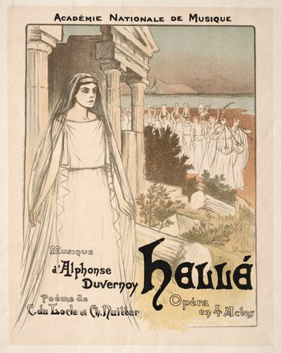 Hellé - Opera i 4 akter, 1896. av Théophile Alexandre Steinlen
