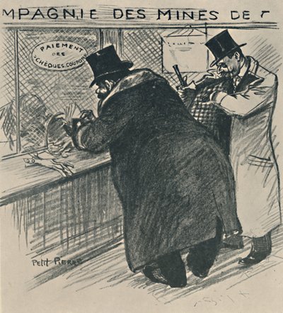 Det opportunistiske flertallet, 1919 av Théophile Alexandre Steinlen
