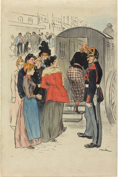 The Roundup av Théophile Alexandre Steinlen