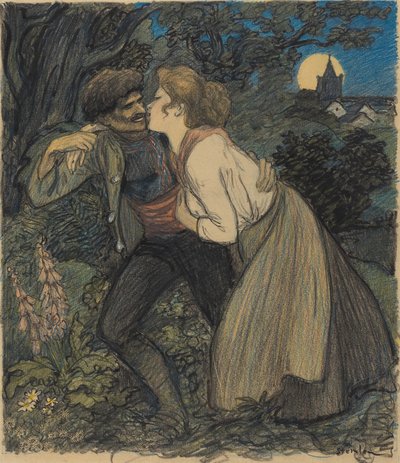 Ulvehunden av Théophile Alexandre Steinlen