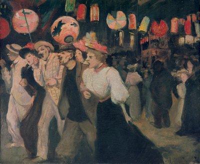 14. juli 1895 i Montmartre Montmartre, 14. juli 1895, 1895. av Théophile Alexandre Steinlen