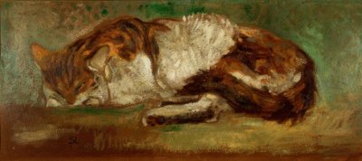 Th. A. Steinlen, sovende katt av Théophile Alexandre Steinlen