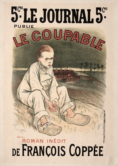 Den skyldige, 1896. av Théophile Alexandre Steinlen