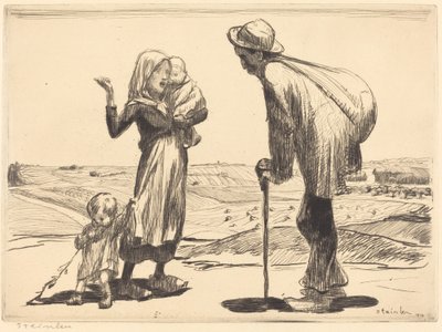 Den fjerne byen av Théophile Alexandre Steinlen