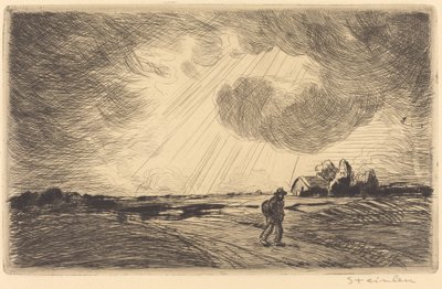 Tordenstorm av Théophile Alexandre Steinlen