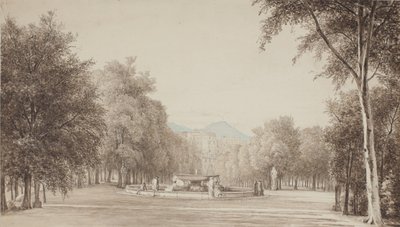 Mellom Villa Reale (nå Villa Nazionale) i Napoli av Thorald Brendstrup
