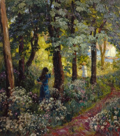 Sommerdag ved fjorden av Thorolf Holmboe