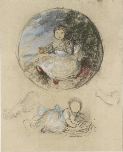 To studier av prinsesse Juliana av Thérèse Schwartze