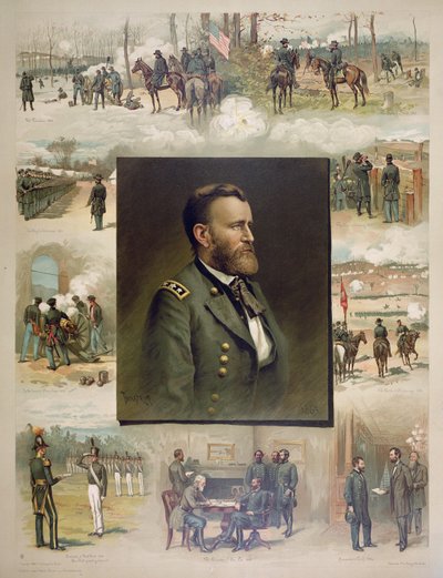 Grant fra West Point til Appomattox av Thure de (after) Thulstrup
