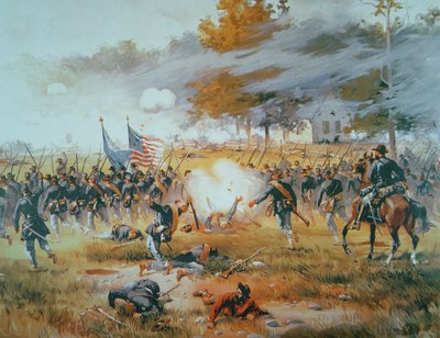 Slaget ved Antietam av Thure de Thulstrup