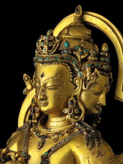 Figur av Vairochana, Densatil av Tibetan School