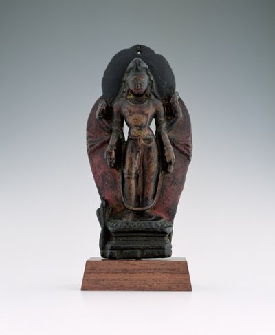 Jatamukuta Lokesvara, 1000-1100-tallet (tre og pigment) av Tibetan School