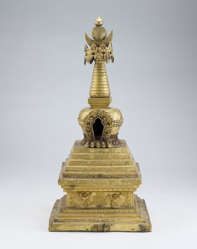Stupa, sent på 1600-tallet - begynnelsen av 1700-tallet av Tibetan School