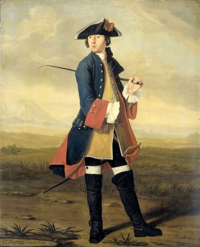 Portrett av Ludolf Backhuysen II av Tibout Regters