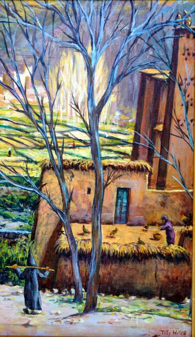 Marokkansk landsby Kasbah av Tilly Willis