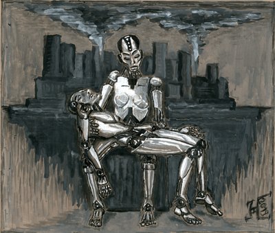 Androids triste omfavnelse av Tim Hoinkis