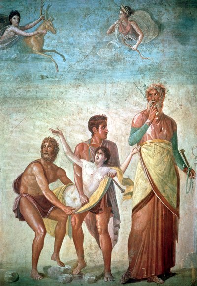 The Sacrifice of Iphigenia, fra House of the Tragic Poet (se også 166706 og 85142) av Timante
