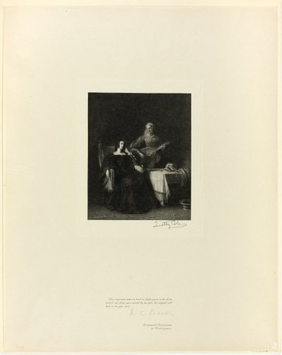 Catherine of Aragon and her Maid, fra Old English Masters av Timothy Cole