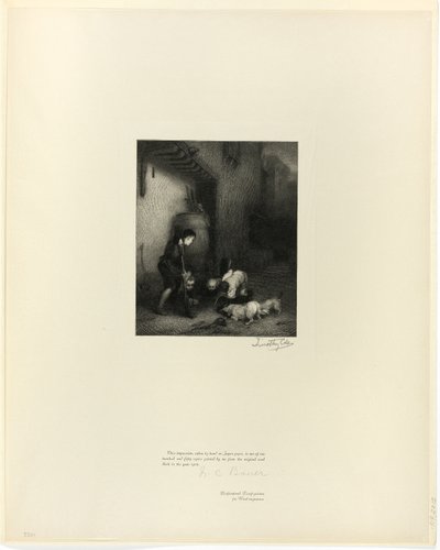 Graving for rotter, fra Old English Masters av Timothy Cole